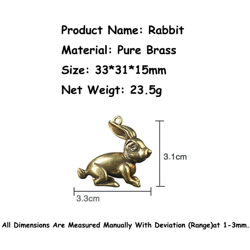 Ретро латунный брелок для ключей с мультяшным кроликом в виде автомобиля кольца