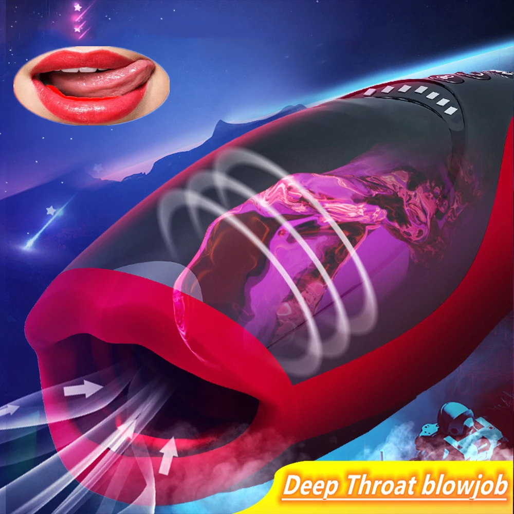 Новинка Глубокая глотка Минет вибратор мужской с подогревом всасывающий пенис