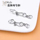 Женское и мужское ожерелье из серебра 925 пробы