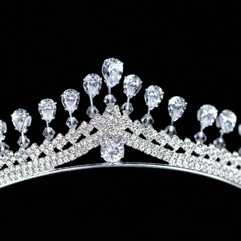 

Bride Crown Zircon Luxury Headwear Women Jewelry Wedding Fashion Tiara Ornaments