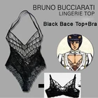 Костюм для косплея аниме JOJO 5, невероятные приключения Джоджо, золотой ветер, Бруно буккарити, нижнее белье, кружевные комбинезоны, бюстгальтер, кружевные подарки