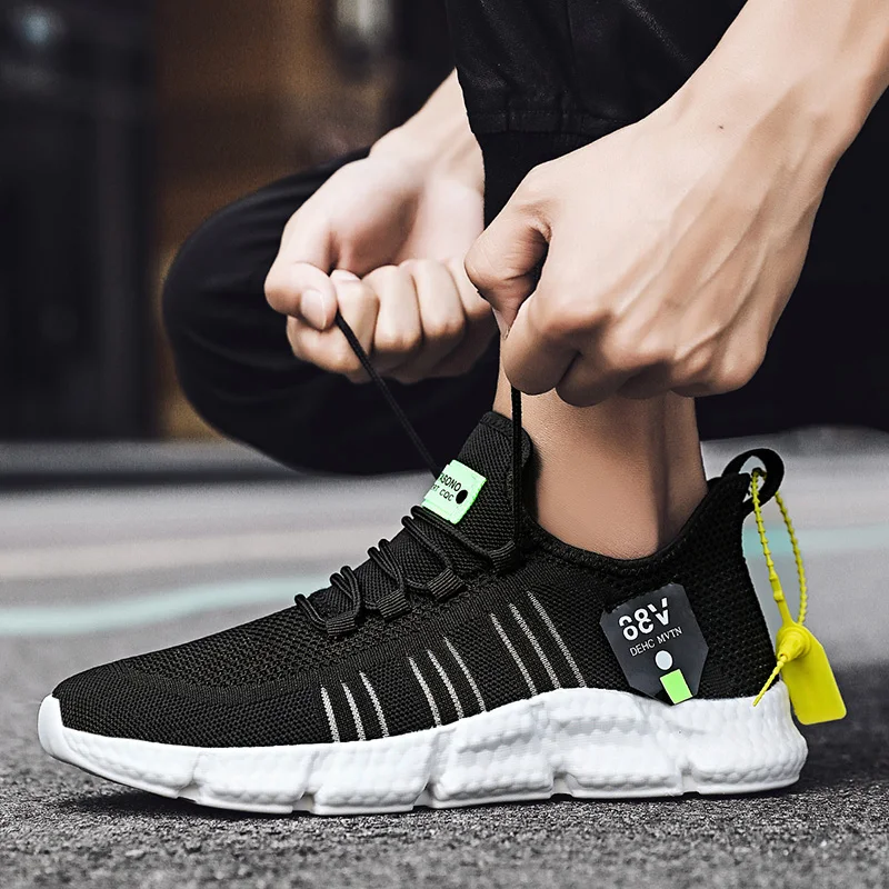 

FEBMOFL Summer Outdoor Running Shoes for Men Non-slip Sport Male Shoes Professional Athletic Training Sneakers Light Men's Shoes