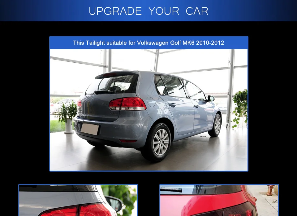 АКД Тюнинг автомобилей задние фонари для VW Golf 6 Golf6 MK6 R20 задние фонари светодиодные DRL ходовые огни противотуманные фары динамический световой сигнал