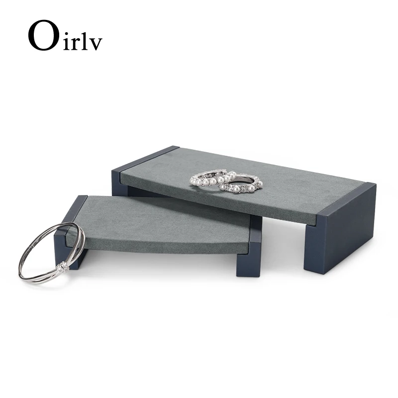 Oirlv New Light Luxury PU Leather Creative Stool Jewelry Display Props Necklace Jewelry Display Display Set