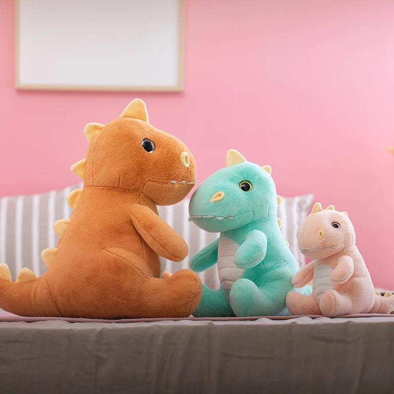 New Nice Dinosaur Plush Toy Soft Stuffed Cartoon Animal Dragon Doll Lovely Home Decor Baby Soothing Pillow Children Kids Gift | Игрушки и