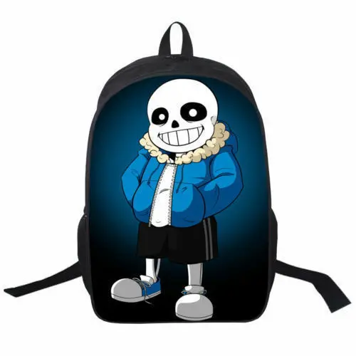 Игровой рюкзак Undertale Sans Papyrus повседневный Многофункциональный для ноутбука