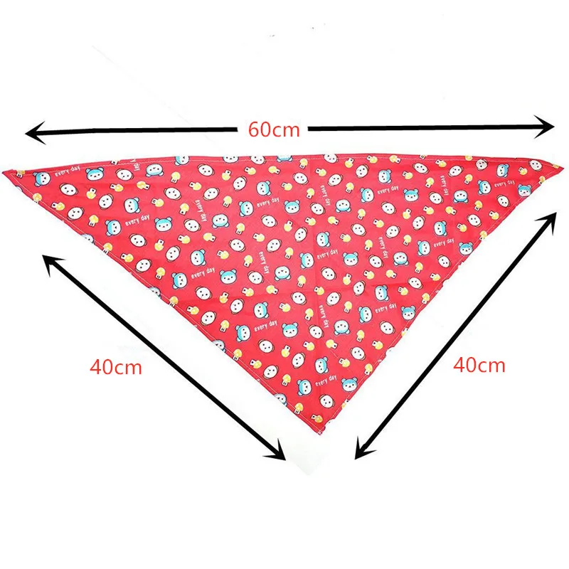 

20 Pcs Small Middle Large Dog Bibs Scarf Cotton Adjustable Dog Bandana Pet Puppy Kerchief Dog Accessories Pet Supplies