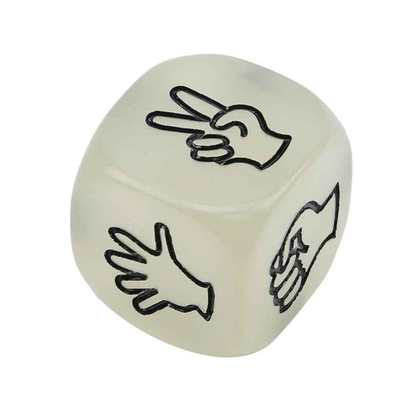 

Hot Sale Carving Guessing Dice Package Scissors Hammer Night Luminous Dice Night Bar KTV Entertainment Game Dice