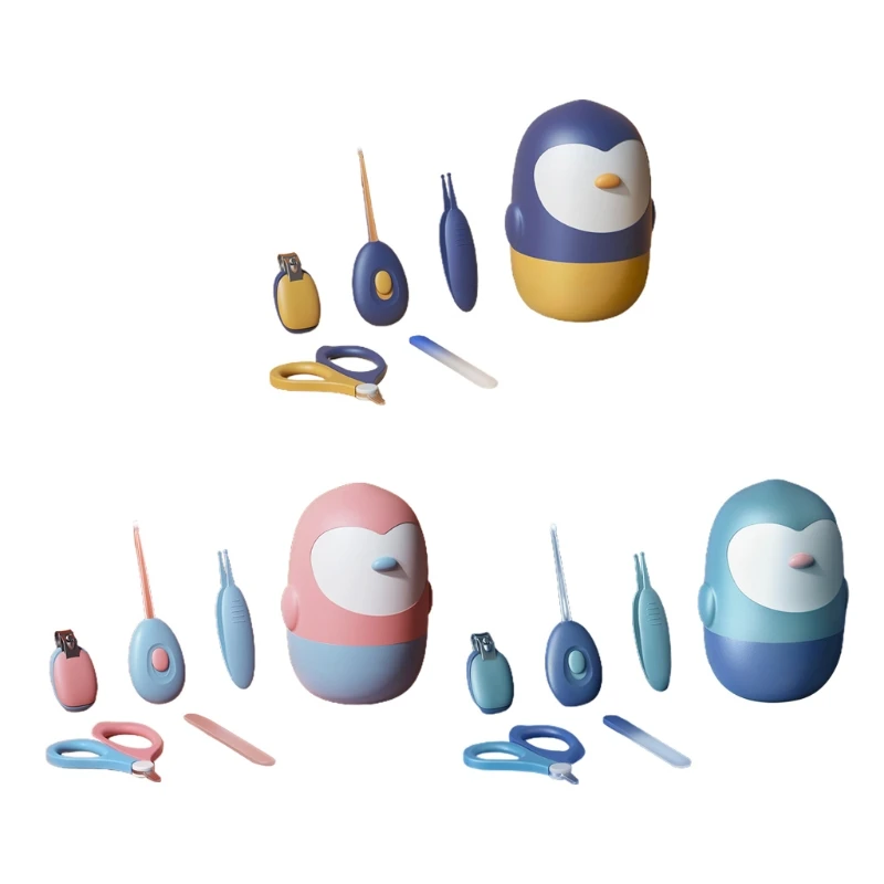 

Baby Nail Clippers kit cerumen Wax booger Removal Tool scissors cutters file for infant toddler kids