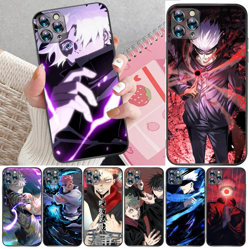 

Jujutsu Kaisen Sukuna Fushiguro Megumi Satoru Gojo Yuji Itadori Phone Case For iPhone 6 6S Plus 7 8 Carcasa Cases Back Cover