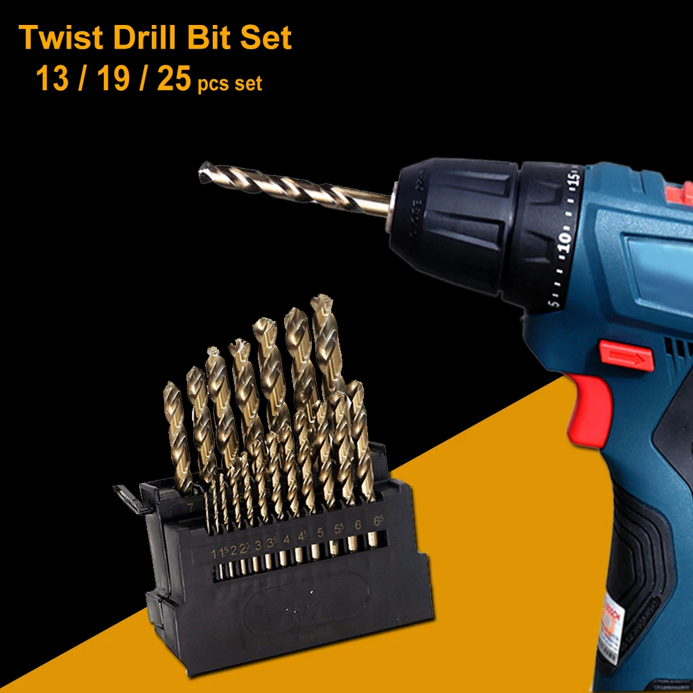 

Кобальтовые сверла для металла, деревообработки M35 HSS Co сталь прямой хвостовик 1,5-13 мм спиральное сверло электроинструменты сверлильный сер...