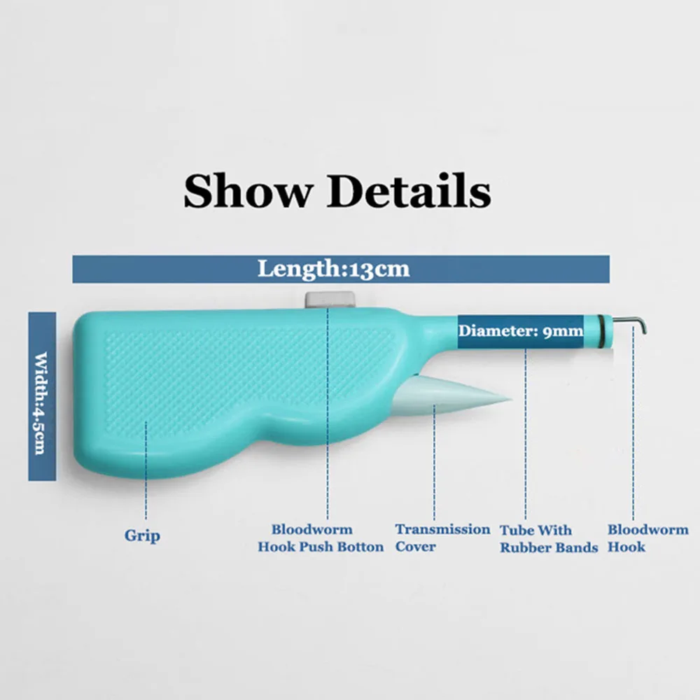 1 шт. устройство для зажима дождевого червя портативный зажим рыболовных