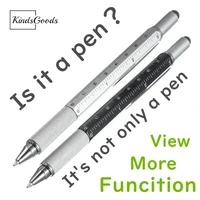 creative multifunction ball point pen level caliper screwdriver multi function capacitance ballpoint pen