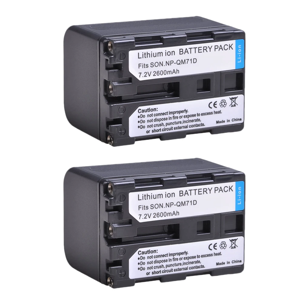 Литий-ионный аккумулятор для Фотоаппарата Sony 2600 мАч