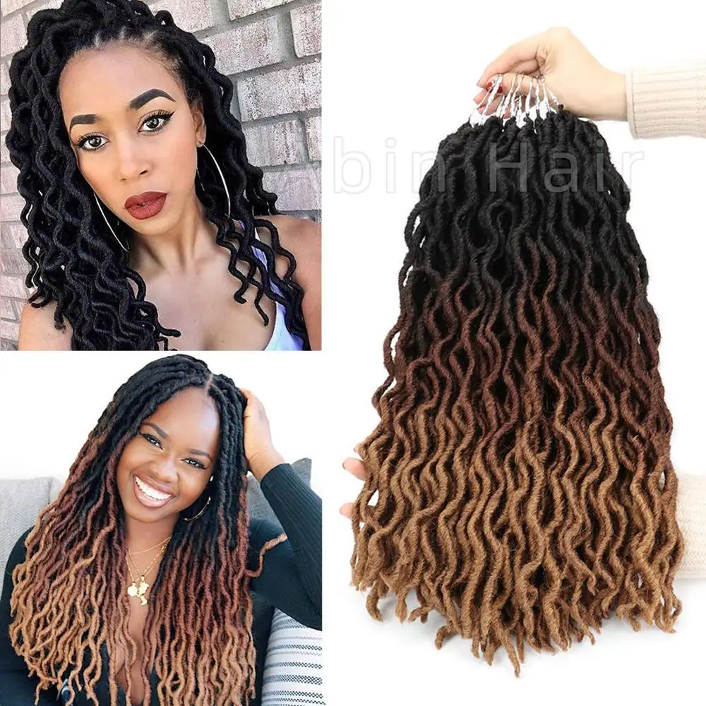Синтетический парик 18 дюймов 24 корня витые богини вязаные волосы длинные
