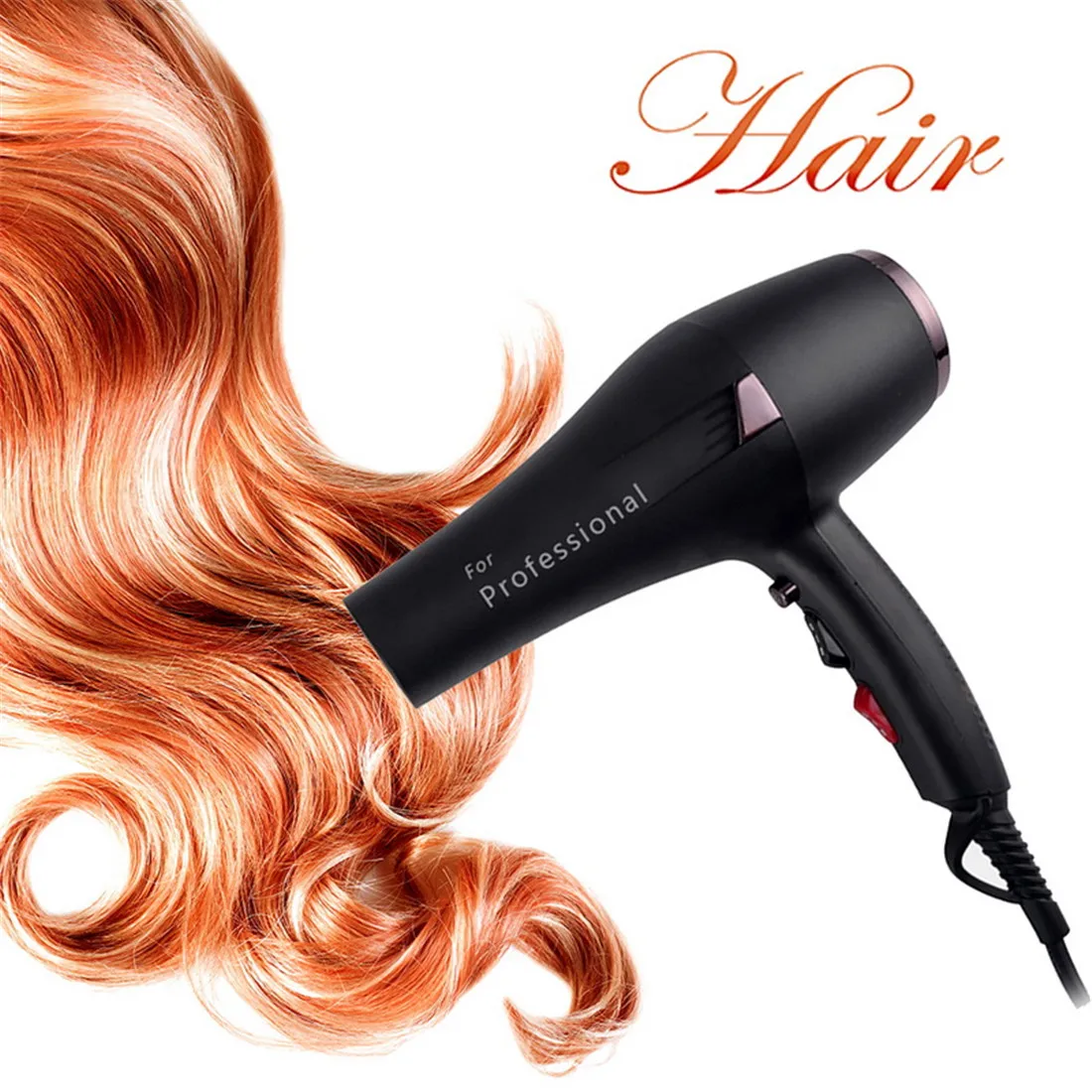 Фен для парикмахерской и длинный провод штепсельная вилка ЕС 2400 Вт Мощный