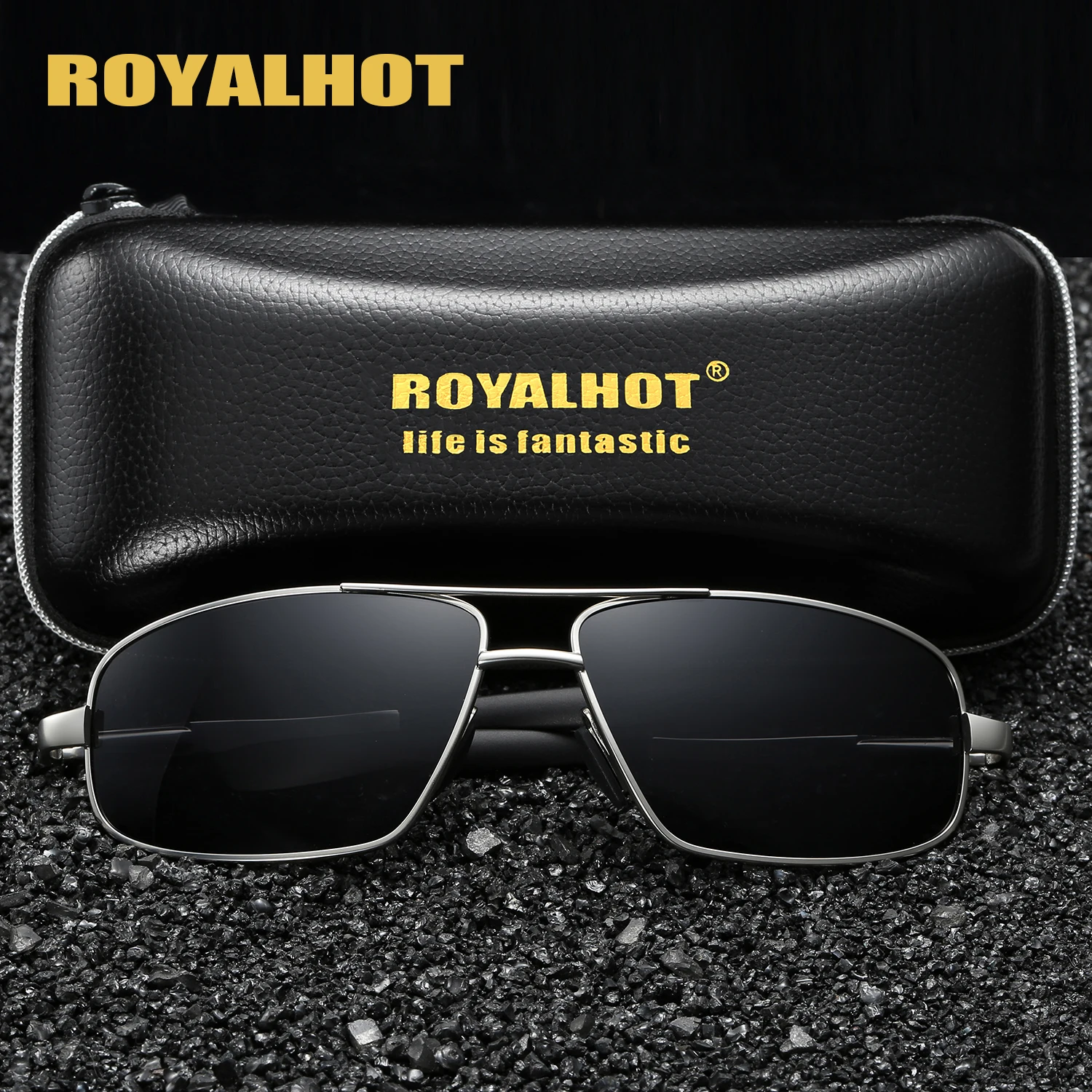 RoyalHot мужские женские модные сплав крутые Прямоугольная оправа солнцезащитные