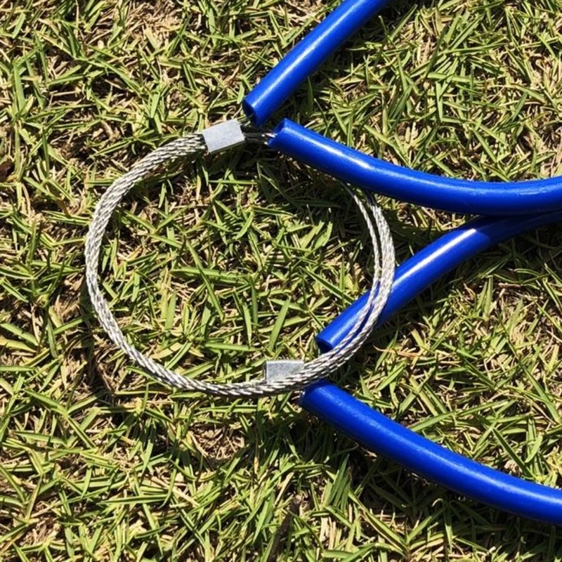 

Manual Outdoor Foldable Blue Handle Wire Saw Emergency Tool Wild Surval Manual Essential Tool for Hiking Camping X37E