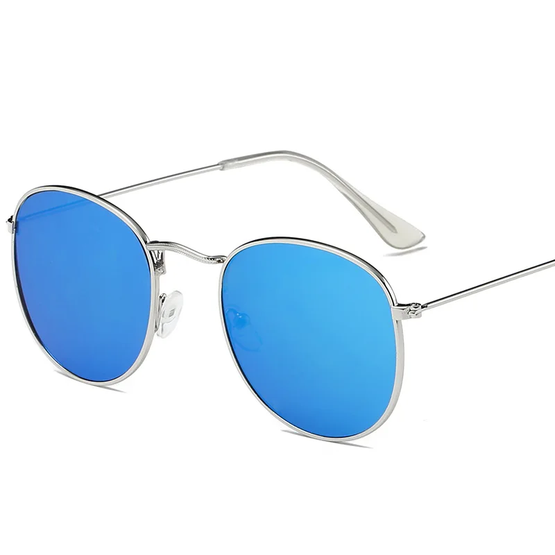 Ретро Круглые Солнцезащитные очки женские брендовые дизайнерские