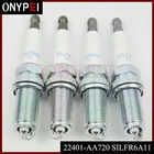 4 шт.лот 22401-AA720 SILFR6A11 иридиевая Свеча зажигания для Subaru Impreza Forester Suzuki Grand Escudo 22401AA720