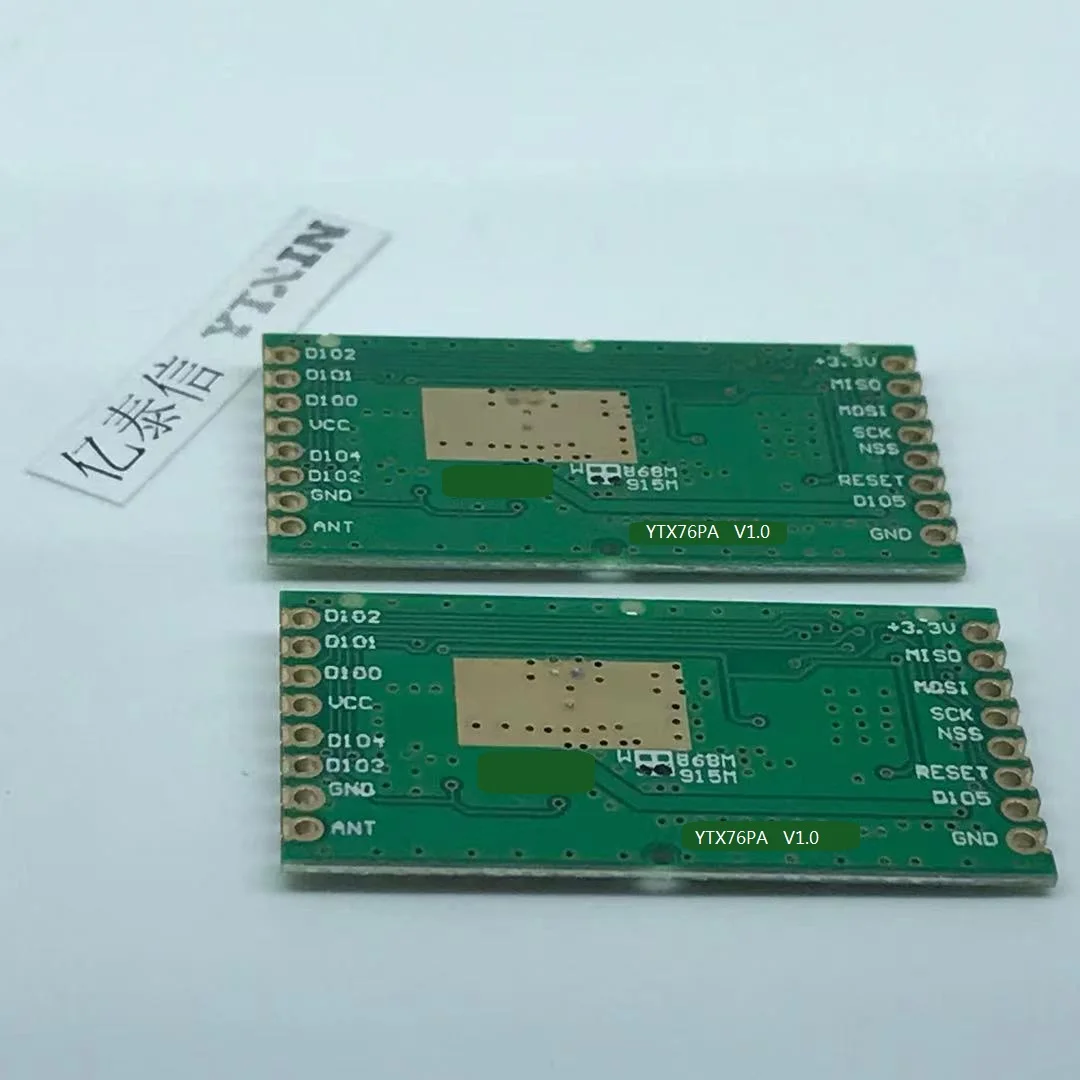 YTX76PA 868 915 МГц мощность Приморского модуля трансивера rf lora + 27 дБм saída 2 pedid(FSK ASK) o