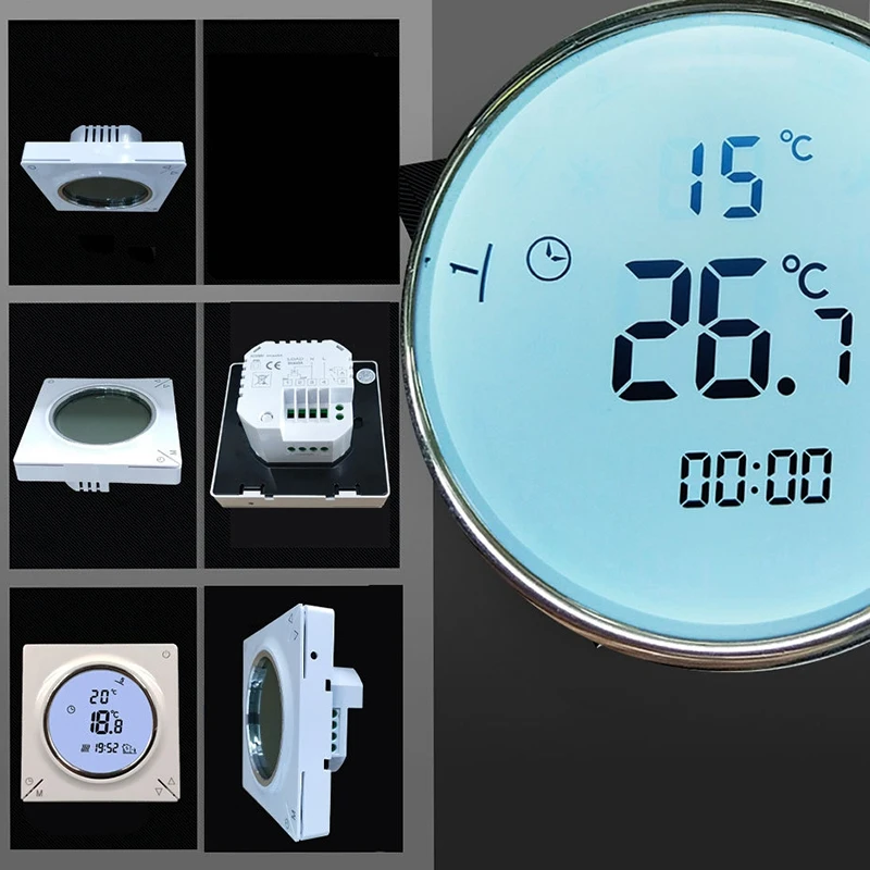 

3A Household Digital LCD Crystal Thermostat Electric Heating Thermostat Temperature Controller