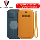 Новый оригинальный чехол-портмоне из натуральной кожи для iPhone 12 Pro Max 12 мини для MagSaf * Магнитный кожаный чехол для карт чехол-сумочка для телефона