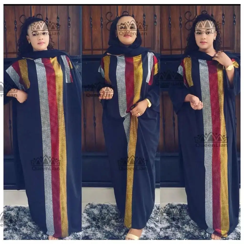 Женское шифоновое длинное платье в африканском стиле со стразами 100% хлопок длина