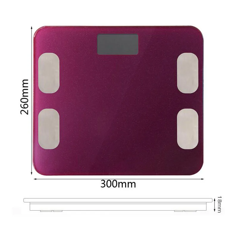 Приложение smart Bluetooth весы с анализатором жира человеческого тела Вес домашнего