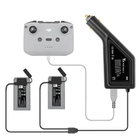 mavic mini 2 car charger 3 in 1 dual battery remote controller charger with usb port for dji mavic mini 2 drone accessories