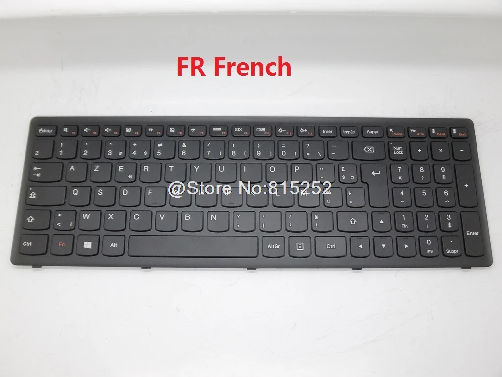 Клавиатура для ноутбука lenovo Z510 S500AT Z501 Z505 Русский RU английский США Италия IT Франция FR Традиционный китайский TW с рамкой