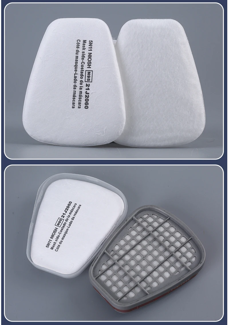 Респираторная маска FSUP 6 шт. фильтр для частиц хлопок 6000 6500 7200 маски от