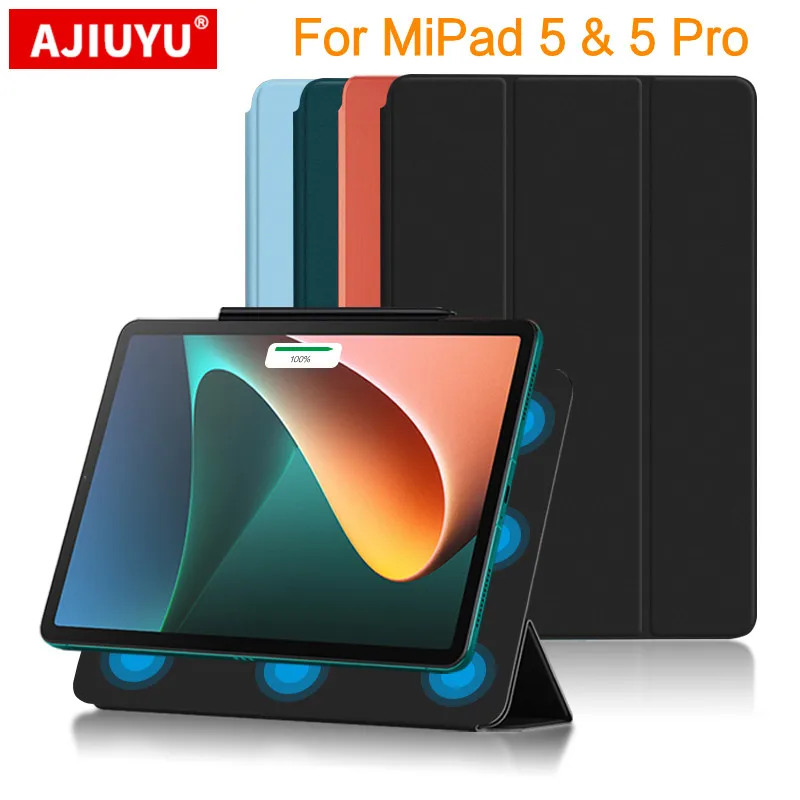 For Xiaomi Mi Pad 5 Pro Case Ultra Thin Magnetic Smart Cover for MiPad 5 Pro 2021 Tablet 11 Inch mipad5 With Auto Wake UP
