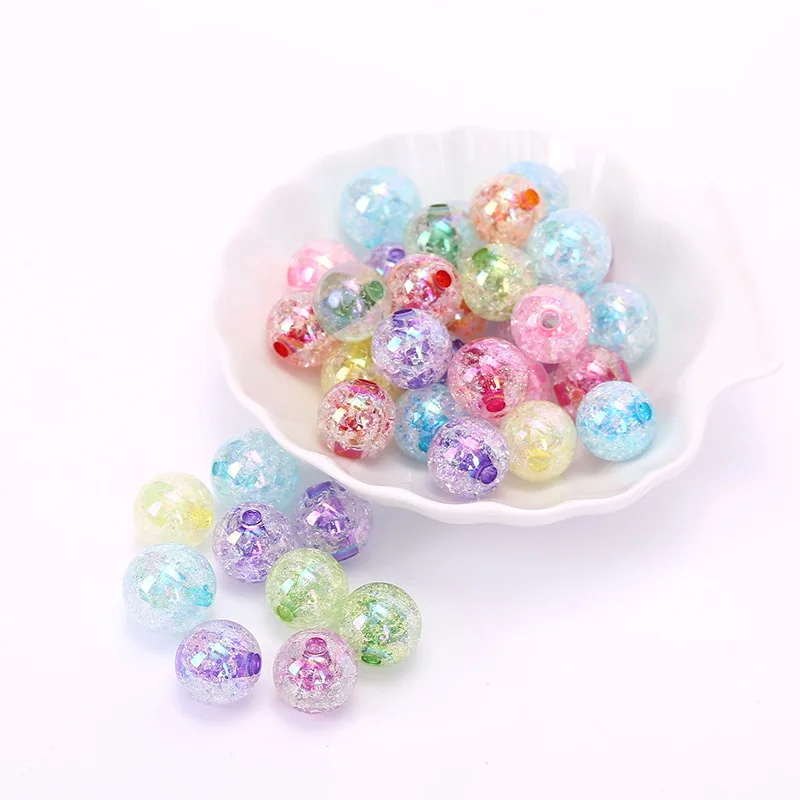 

30/50 PCS 12MMround acrylic cracked beads ,DIY jewelry making beads, for jewelry making