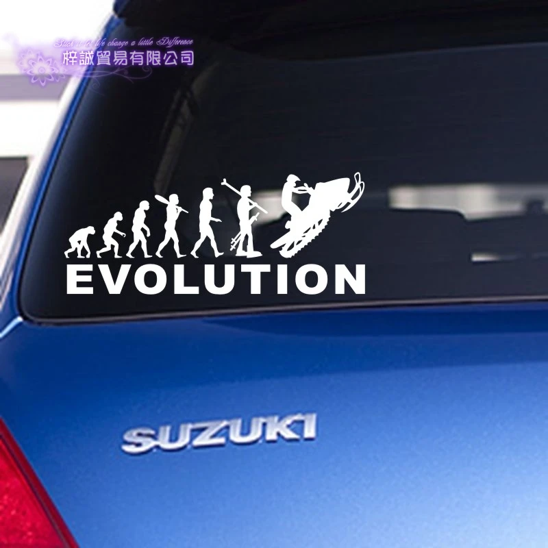 Эволюция снегоход Braaap автомобиля стикеры Сноубординг наклейка Катание на