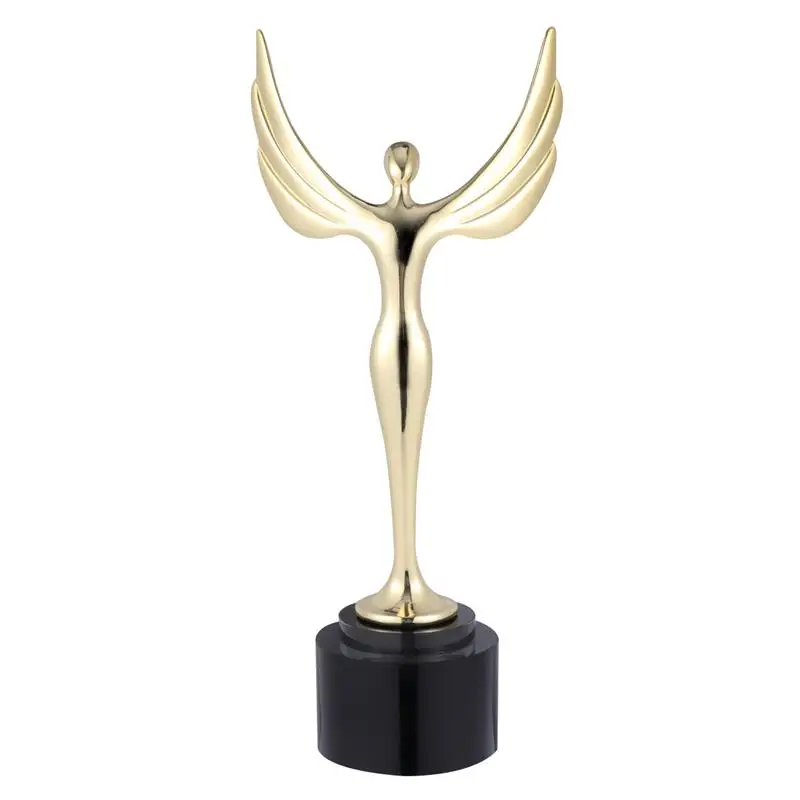 

1PC Durable Metal Award Trophy Cup Trophy Gold Angel Trophy for Reward Party Favors Prizes