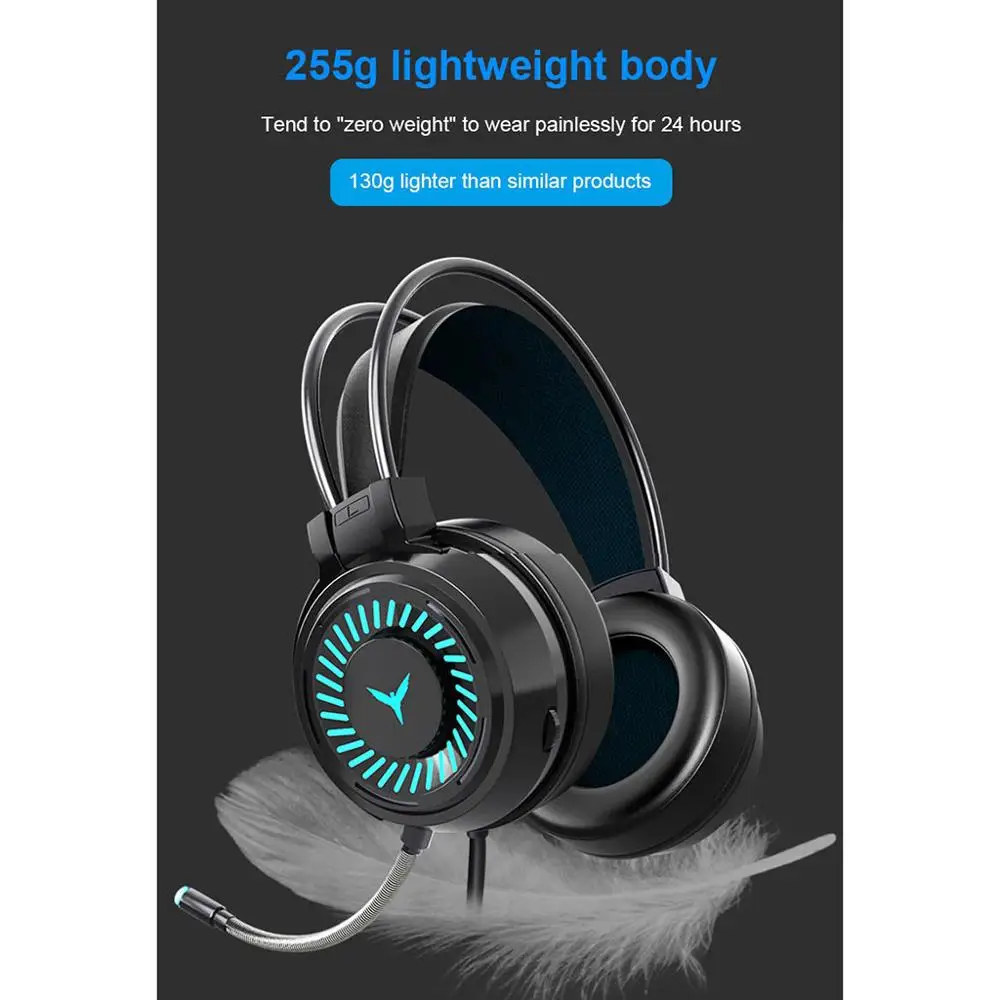 Gaming Headphones Wired Gamer Headset 7.1 Surround 4D Stereo Earphones with Microphone 7 Color RGB for PS4 Xbox One PC Games G58 |