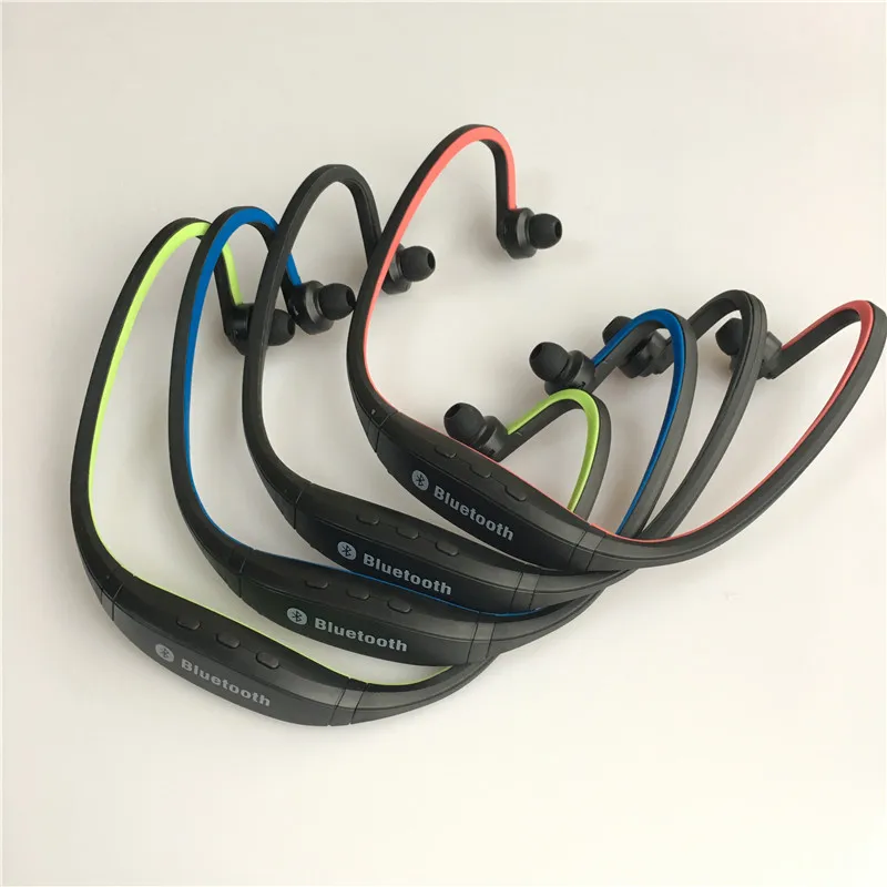 S9 Bluetooth наушники Беспроводные спортивные Поддержка TF/SD карты Микрофон для iPhone Huawei