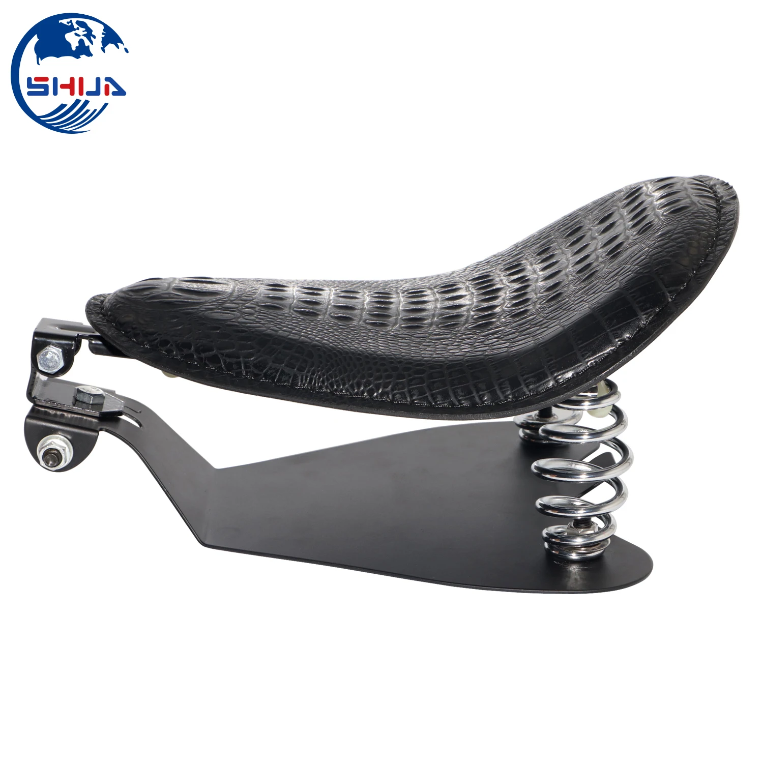 Мотоциклетное соло крокодиловое сиденье для водителя 3 &quotкомплект основания с