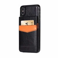 multi function card slot leather case for iphone 11 pro max xs max xr x 6s 6 7 8 plus phone case flip wallet phone case