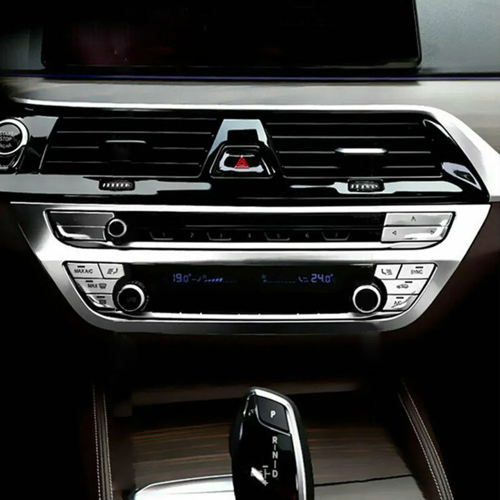 

1Set (12pcs) Buttons Cover Cover For BMW 5 Series G30 6GT 17-19 Parts Trim Useful