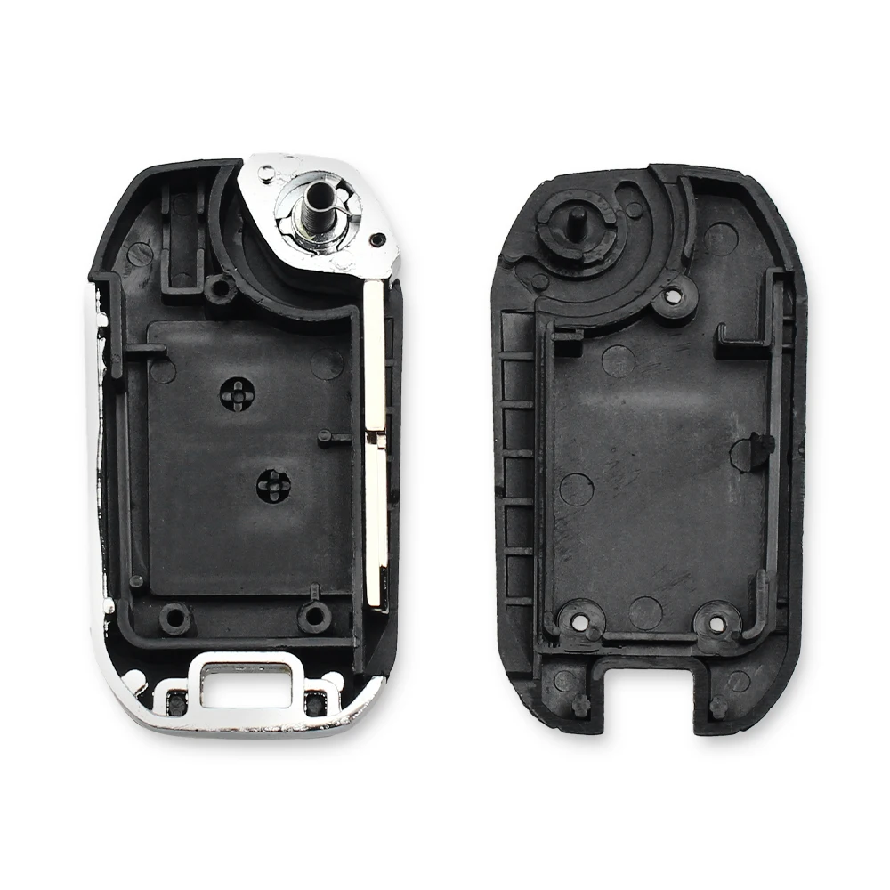 Модифицированный Двухкнопочный чехол KEYYOU для выкидного ключа Peugeot 206 306 406|key 2