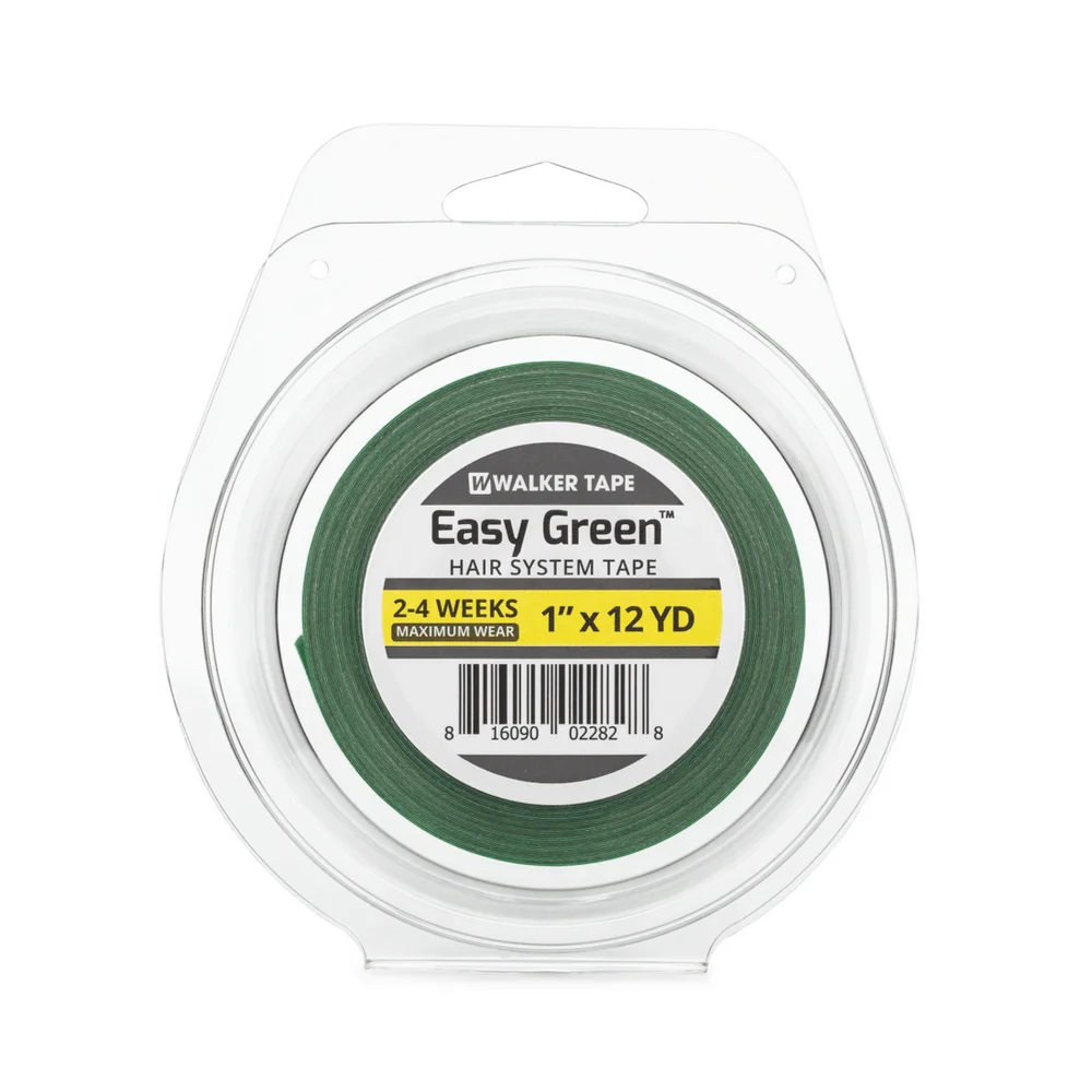 Easy Green Walker Tape Hair System Tape 2-4 Weeks Rolls Contours Double Side Tape For Lace Wig Ghost Bond T006