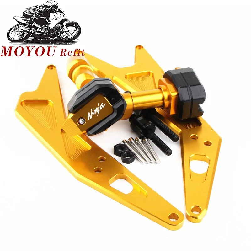 

For KAWASAKI NINJA250 NINJA300 NINJA 250 300 2013-2018 Frame Sliders Falling Fairing Protector Accessories Crash Pads Motorcycle