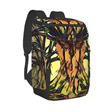 Protable Insulated Thermal Cooler Waterproof Lunch Bag Abstract Growing Tree Picnic Camping Backpack Double Shoulder Wine Bag