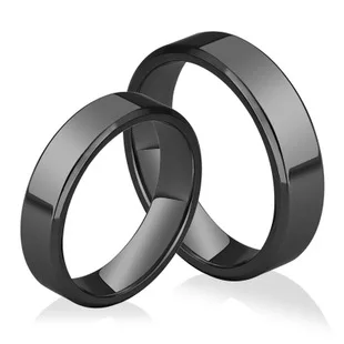 Золотое кольцо для мужчин и женщин модное пар из нержавеющей стали 2019 простые