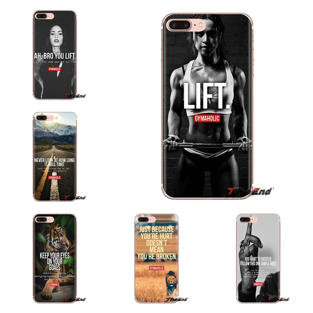 Лучший фитнес ежедневный мотивация Мягкий силиконовый чехол для Huawei G7 G8 P7 P8 P9 P10 P20