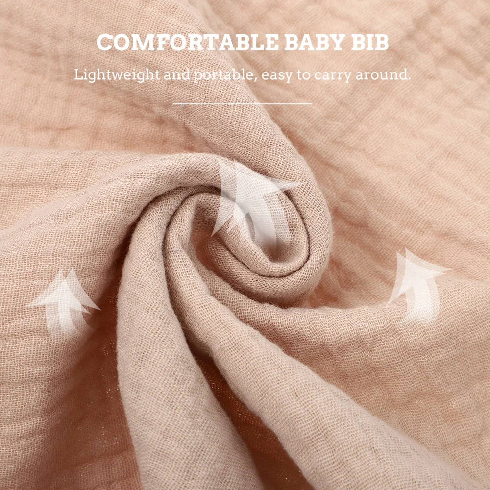 

4pcs Exquisite Baby Cotton Bibs Comfortable Kids Saliva Towels Baby Bibs