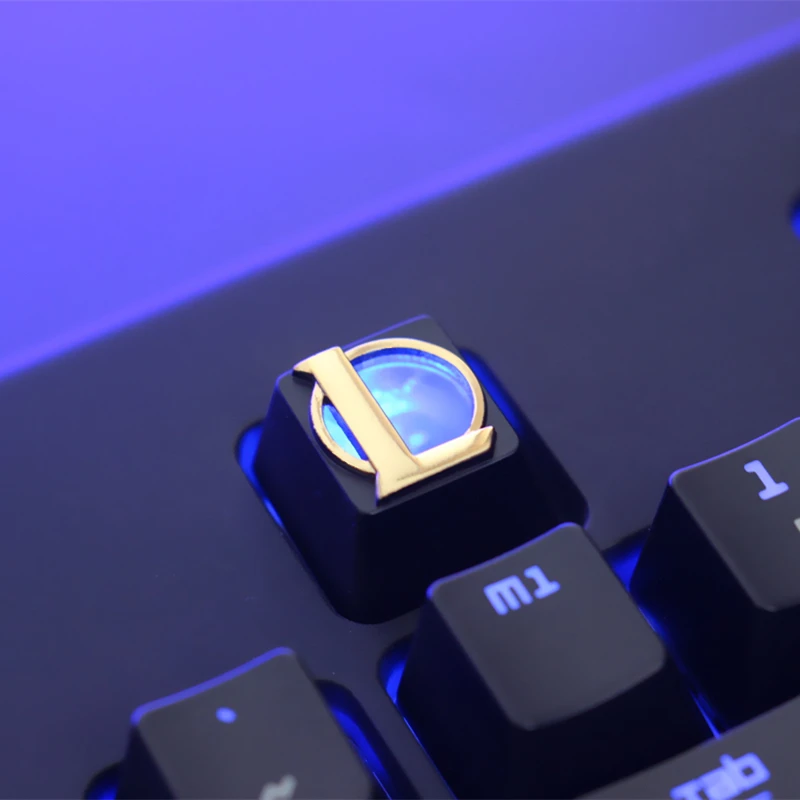 Keycap 1 шт. персональная рельефная металлическая клавиатура из цинкового