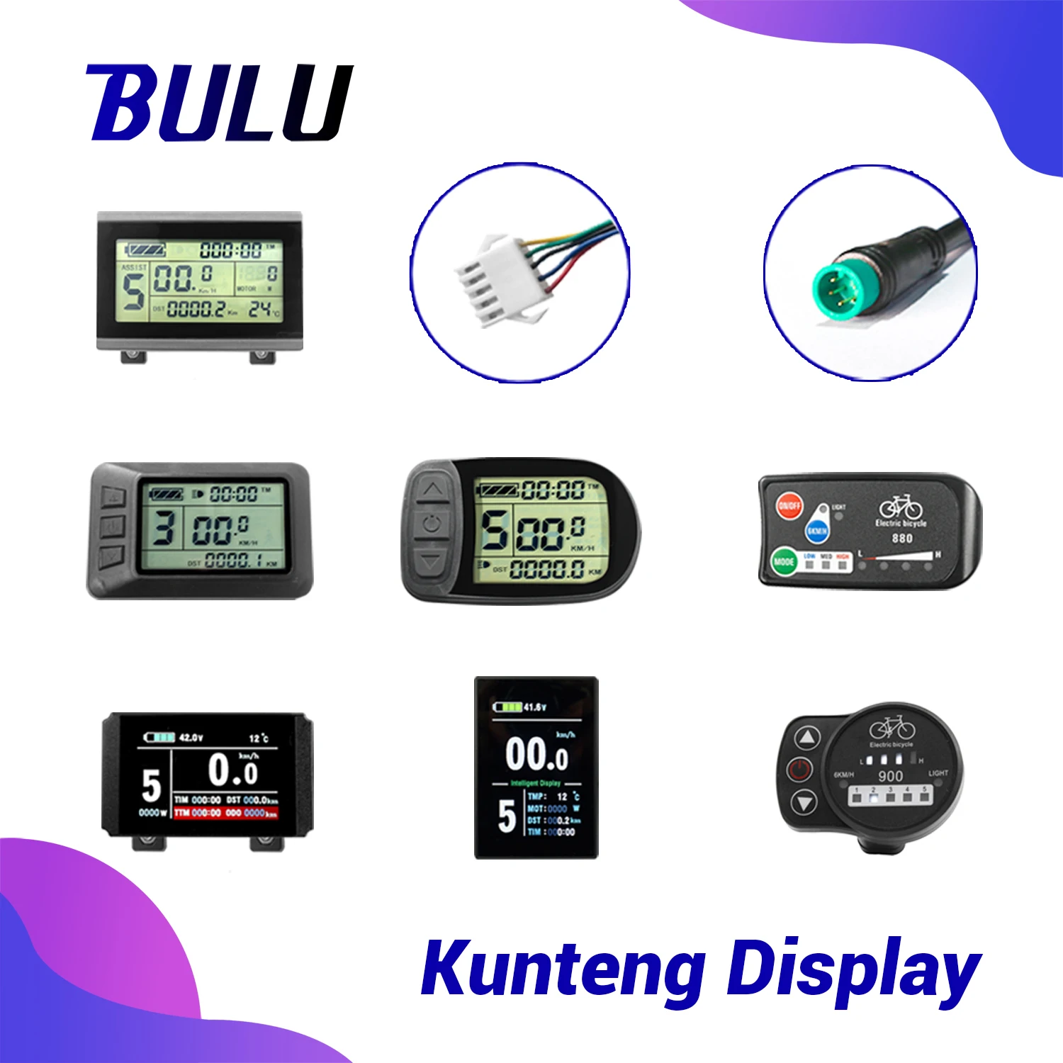 

KT Display 36V 48V 72V Electric Bicycle Computer Ebike LCD LED Controller Panel LCD3 LCD5 LCD6 LCD7 LCD8 LED880 LED900S SM WP